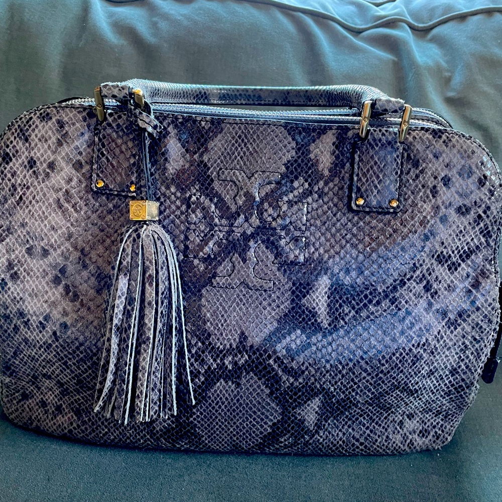 Tory Burch snake satchel